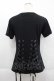 画像2: HELL CAT PUNKS / レースアップTシャツ S ブラック I-25-06-11-010-PU-TO-HD-ZI (2)