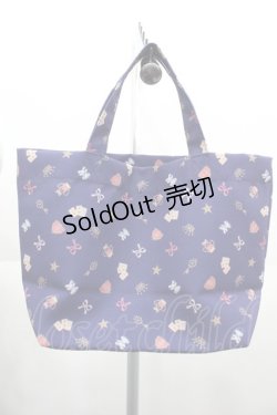 画像1: BABY,THE STARS SHINE BRIGHT / BAG ミニトートバッグ  ネイビー I-25-06-11-098-BA-BG-HD-ZI