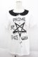画像1: HELL CAT PUNKS / 衿付きTシャツ M ホワイト I-25-06-11-011-PU-TS-HD-ZI (1)
