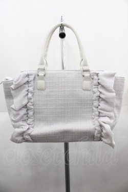 画像2: Ank Rouge / 確定ファンサのおまじないツイードBag  白 I-25-06-11-102-CA-BG-HD-ZI