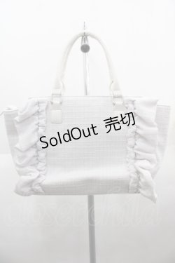 画像2: Ank Rouge / 確定ファンサのおまじないツイードBag  白 I-25-06-11-102-CA-BG-HD-ZI