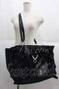 Ank Rouge / 確定ファンサのおまじないツイードBag  黒Ｘ白 I-25-06-11-103-CA-BG-HD-ZI