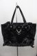 画像2: Ank Rouge / 確定ファンサのおまじないツイードBag  黒Ｘ白 I-25-06-11-103-CA-BG-HD-ZI (2)