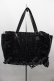 画像3: Ank Rouge / 確定ファンサのおまじないツイードBag  黒Ｘ白 I-25-06-11-103-CA-BG-HD-ZI (3)