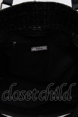 画像4: Ank Rouge / 確定ファンサのおまじないツイードBag  黒Ｘ白 I-25-06-11-103-CA-BG-HD-ZI
