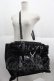 画像1: Ank Rouge / 確定ファンサのおまじないツイードBag  黒Ｘ白 I-25-06-11-104-CA-BG-HD-ZI (1)
