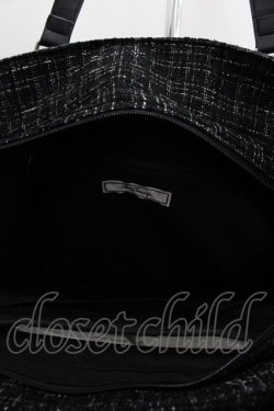 画像4: Ank Rouge / 確定ファンサのおまじないツイードBag  黒Ｘ白 I-25-06-11-104-CA-BG-HD-ZI