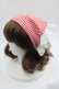 画像1: LOLITAその他(お買取対象外) / ギンガムチェックプリーツフリルバブーシュカ風カチューシャ  赤チェックＸ白 I-25-06-11-111-LO-AC-HD-ZI (1)