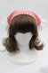 画像2: LOLITAその他(お買取対象外) / ギンガムチェックプリーツフリルバブーシュカ風カチューシャ  赤チェックＸ白 I-25-06-11-111-LO-AC-HD-ZI (2)