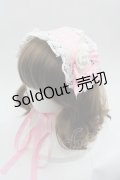 BABY,THE STARS SHINE BRIGHT / はわせレースヘッドドレス  ピンクＸ白 I-25-06-11-113-BA-AC-HD-ZI