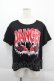 画像1: HELL CAT PUNKS / デビル羽つきTシャツ  ブラック I-25-06-11-018-PU-TO-HD-ZI (1)