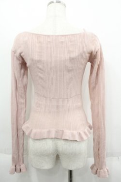 画像2: ANDMARY / Crochet frill knit tops  ピンク I-25-06-11-021-LO-TO-HD-ZI