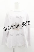 SNIDEL HOME / CATロングTシャツ  ピンク I-25-06-11-023-LO-TO-HD-ZI