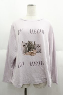 画像1: SNIDEL HOME / CATロングTシャツ  ピンク I-25-06-11-023-LO-TO-HD-ZI