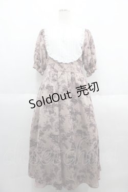 画像1: m petit by misako / トワルドジュイワンピース L ピンク I-25-06-11-038-LO-OP-HD-ZI