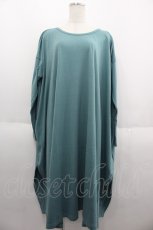 画像1: ALGONQUINS / クロスボーンエンブレムドロップショルダービッグワンピ  ミントグリーン I-25-06-11-043-AL-OP-HD-ZI (1)