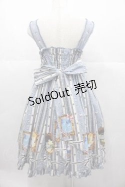 画像2: metamorphose / Happy ending storyシャーリングジャンパスカート  青 I-25-06-17-049-ME-OP-HD-ZI