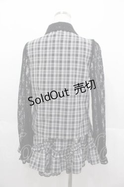 画像2: Princess Melody / ヨークフリル袖レースセットアップ  ブラック I-25-06-17-071-EL-BL-HD-ZI