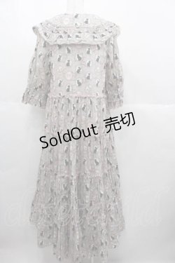 画像2: alcali / ミラーキャットフリルロングワンピース  ピンク I-25-06-17-082-LO-OP-HD-ZS