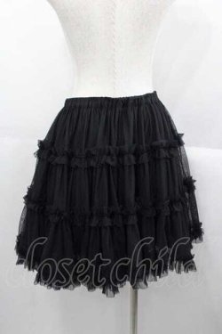 画像2: Angelic Pretty / ソフトチュールペチコート  黒 I-25-06-17-086-AP-SK-HD-ZI