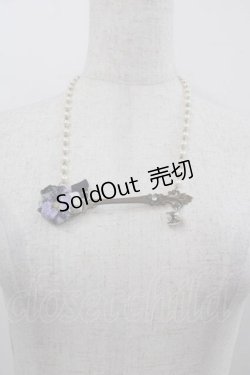 画像1: LOLITAその他(お買取対象外) / すみれシュガーパールネックレス  パープルＸ白 I-25-06-17-103-LO-SH-HD-ZI