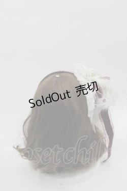 画像2: BABY,THE STARS SHINE BRIGHT / Le Palais du Miroir Martine カチューシャ  ボルドーX白 I-25-06-17-113-BA-AC-HD-ZI