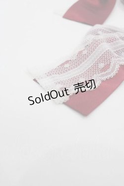 画像3: metamorphose / Lacyリボンクリップ  赤Ｘ白 I-25-06-17-120-ME-AC-HD-ZI