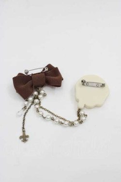画像2: Angelic Pretty / Melt Crown Chocolateブローチ  アイボリーＸブラウン I-25-06-17-125-AP-AC-HD-ZI