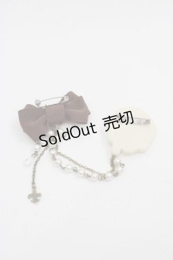 画像2: Angelic Pretty / Melt Crown Chocolateブローチ  アイボリーＸブラウン I-25-06-17-125-AP-AC-HD-ZI