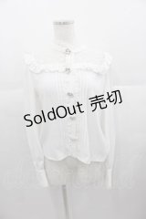 Princess Melody / ハートビジューブラウス  ホワイト I-25-06-17-011-EL-BL-HD-ZI