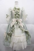 BABY,THE STARS SHINE BRIGHT / Lumiere eclatanteリボンリボンワンピース  若草 I-25-06-21-049-BA-OP-HD-ZI