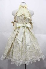 画像2: BABY,THE STARS SHINE BRIGHT / a Rose  ガラスドームに閉じ込めた一輪の薔薇 ジャンパースカート  イエロー I-25-06-21-050-BA-OP-HD-ZI (2)