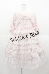 BABY,THE STARS SHINE BRIGHT / Princess Corneliaのプレゼントリボンワンピースドレス  ピンク I-25-06-21-051-BA-OP-HD-ZI