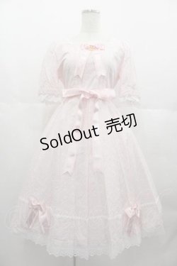 画像1: BABY,THE STARS SHINE BRIGHT / Rosine レースワンピース  ピンク I-25-06-21-055-BA-OP-HD-ZI