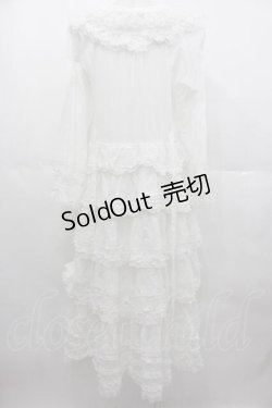 画像2: PINK HOUSE / ホワイトローズ刺繍使いワンピース  白 I-25-06-21-065-LO-OP-HD-ZI