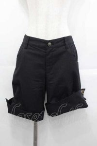 PUTUMAYO / クロス刺繍ショーパン  黒 I-25-06-21-085-PT-PA-HD-ZI