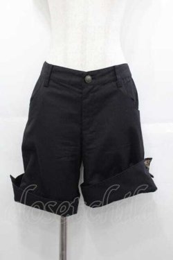 画像1: PUTUMAYO / クロス刺繍ショーパン  黒 I-25-06-21-085-PT-PA-HD-ZI