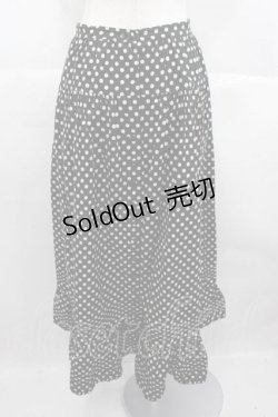 画像2: INGEBORG / ドットスカート  黒Ｘアイボリー I-25-06-21-096-LO-SK-HD-ZI