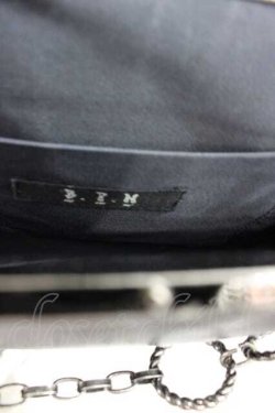 画像3: BPN / クロスチェーンガマ口バッグ  黒 I-25-06-21-110-GO-BG-HD-ZI
