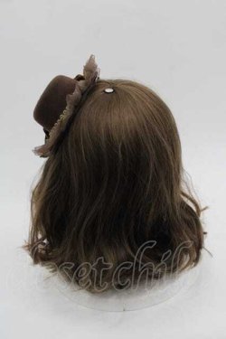 画像3: LOLITAその他(お買取対象外) / フリルミニハット  ブラウン I-25-06-21-112-LO-AC-HD-ZI