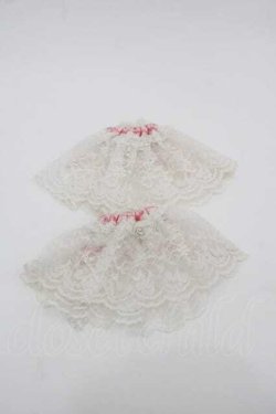 画像2: metamorphose / ロゴリボンお袖とめ  白Ｘピンク I-25-06-21-116-ME-ZA-HD-ZI