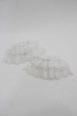 画像2: metamorphose / チュールレースカフス  白 I-25-06-21-117-ME-ZA-HD-ZI