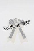Angelic Pretty / Cinema Dollワッペンブローチ  アイボリーＸ黒 I-25-06-21-120-AP-AC-HD-ZI