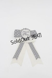 Angelic Pretty / Cinema Dollワッペンブローチ  アイボリーＸ黒 I-25-06-21-120-AP-AC-HD-ZI