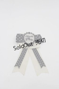 画像1: Angelic Pretty / Cinema Dollワッペンブローチ  アイボリーＸ黒 I-25-06-21-120-AP-AC-HD-ZI