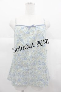 PINK HOUSE / フラワープリントキャミソール  ブルー I-25-06-21-020-LO-TO-HD-ZT365