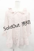 PINK HOUSE / ローズレース使いローンフリルブラウス  ピンク I-25-06-21-005-LO-BL-HD-ZS