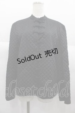 画像1: KANEKO ISAO / チャイナデザインジャケット  黒 I-25-06-21-043-EL-JA-HD-ZS