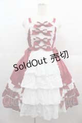 BABY,THE STARS SHINE BRIGHT / Liinaジャンパースカート  ボルドー I-25-06-25-050-BA-OP-HD-ZI