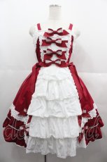 画像1: BABY,THE STARS SHINE BRIGHT / Liinaジャンパースカート  ボルドー I-25-06-25-050-BA-OP-HD-ZI (1)